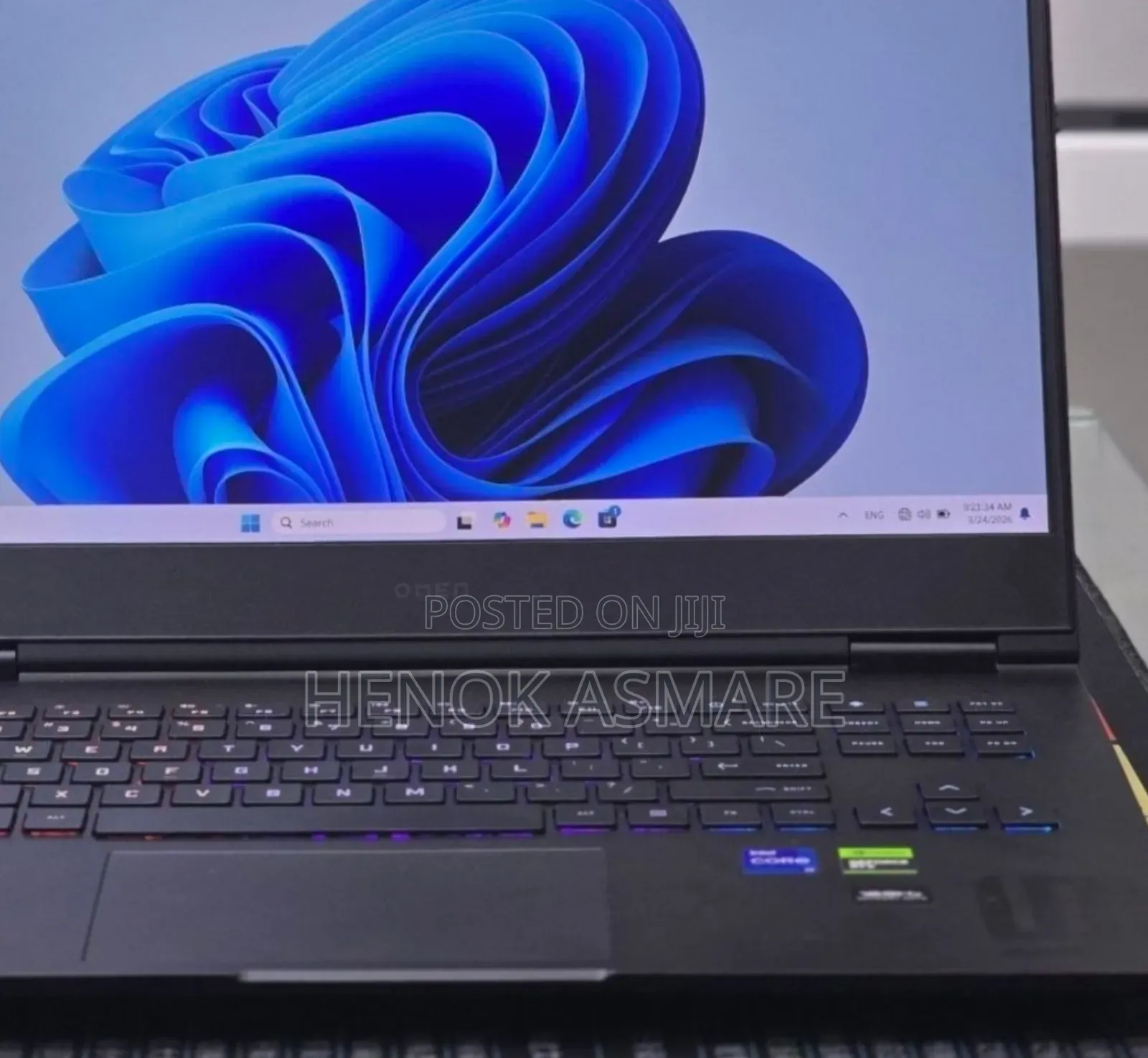 New Laptop HP Omen 16 16GB Intel Core i7 SSD 1T