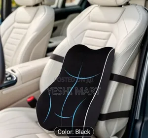 Ergonomic Lumbar Support Cushion Designed for Office Chairs, Featuring