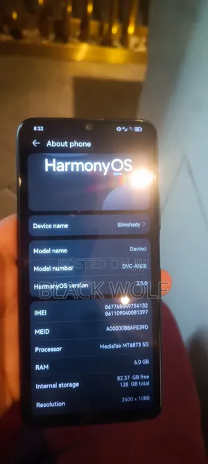 Huawei Enjoy 20 5G 128 GB Black