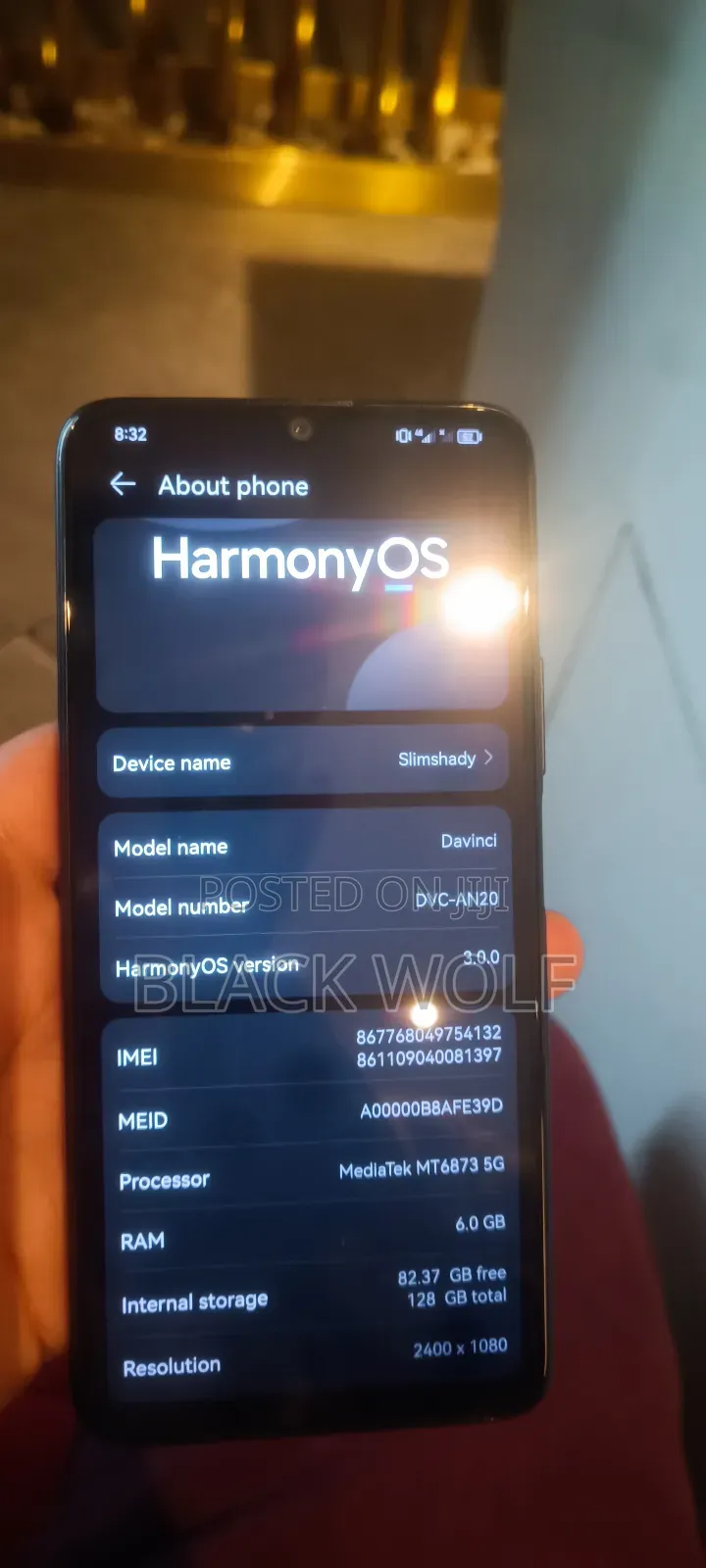 Huawei Enjoy 20 5G 128 GB Black