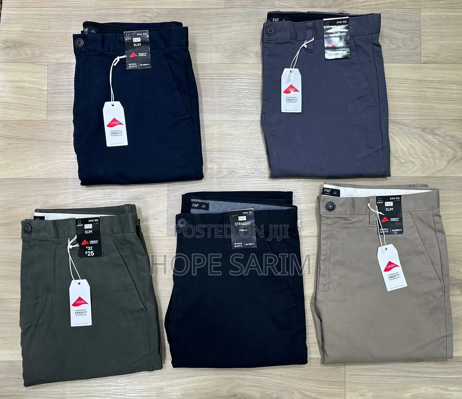 F F Slim Fit Chinos