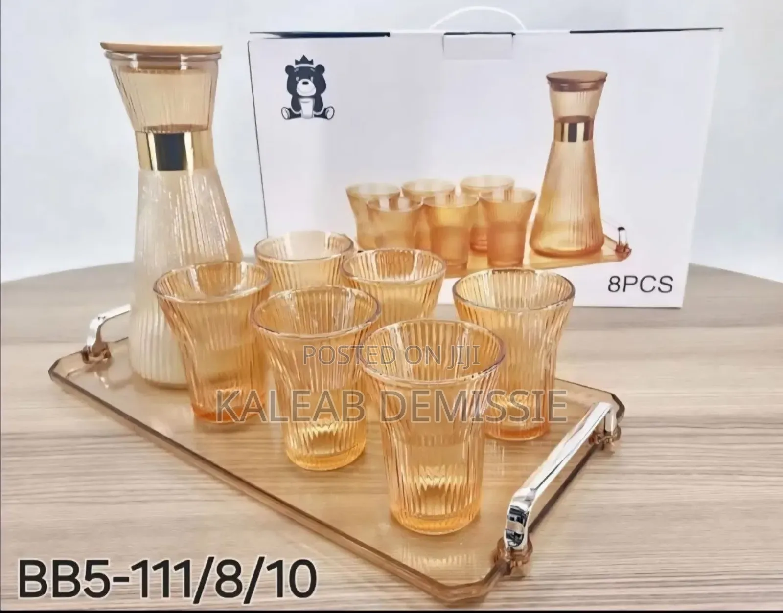 8 Pcs Glassware Set