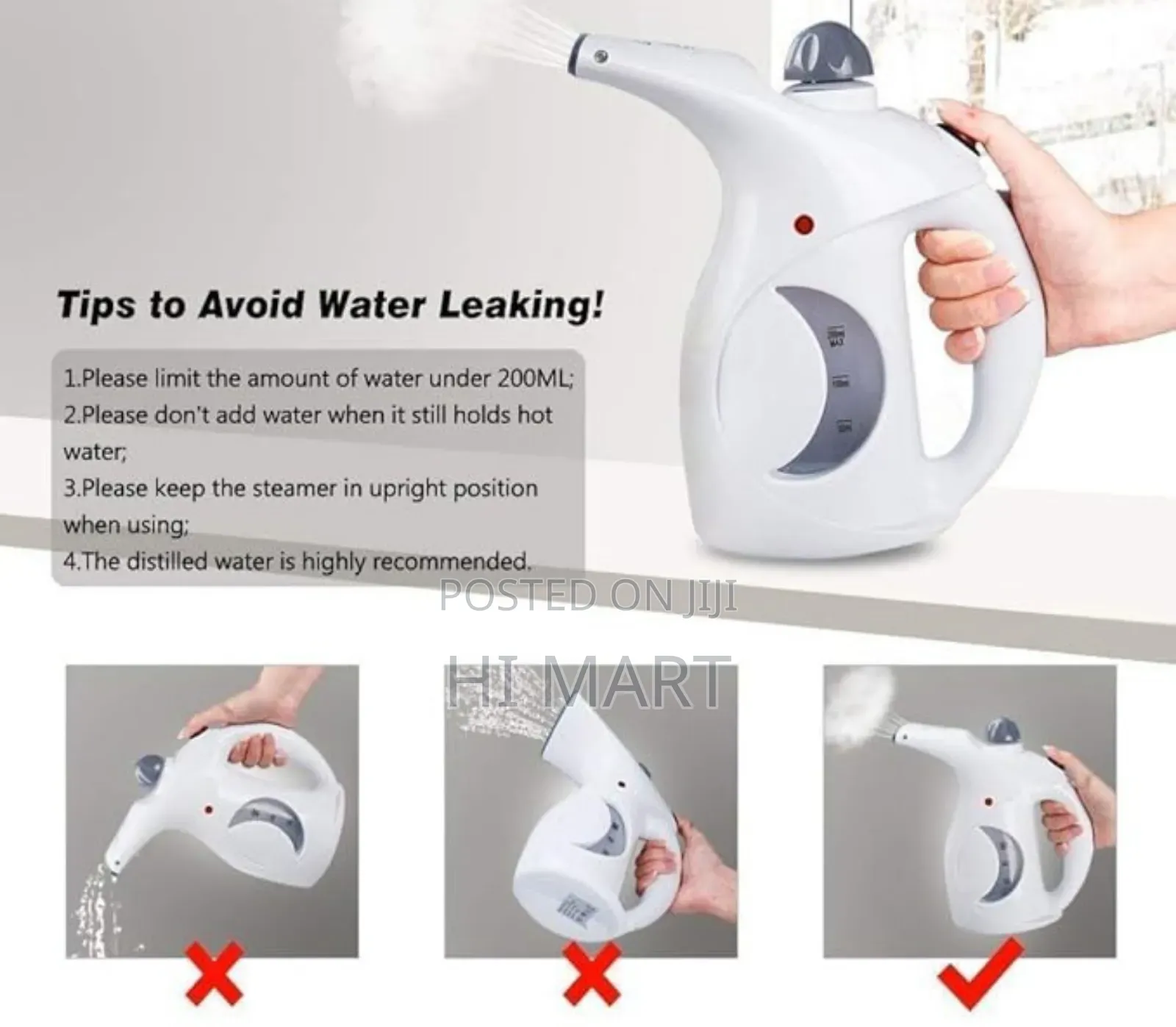 Top Quality 2in1 Face And Cloth Steamer