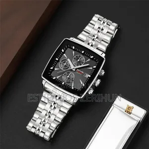 Skmei Men Quartz Watch Rectangle Wristwatch