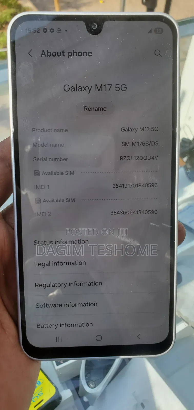 New Samsung Galaxy M17 5G 128 GB Blue