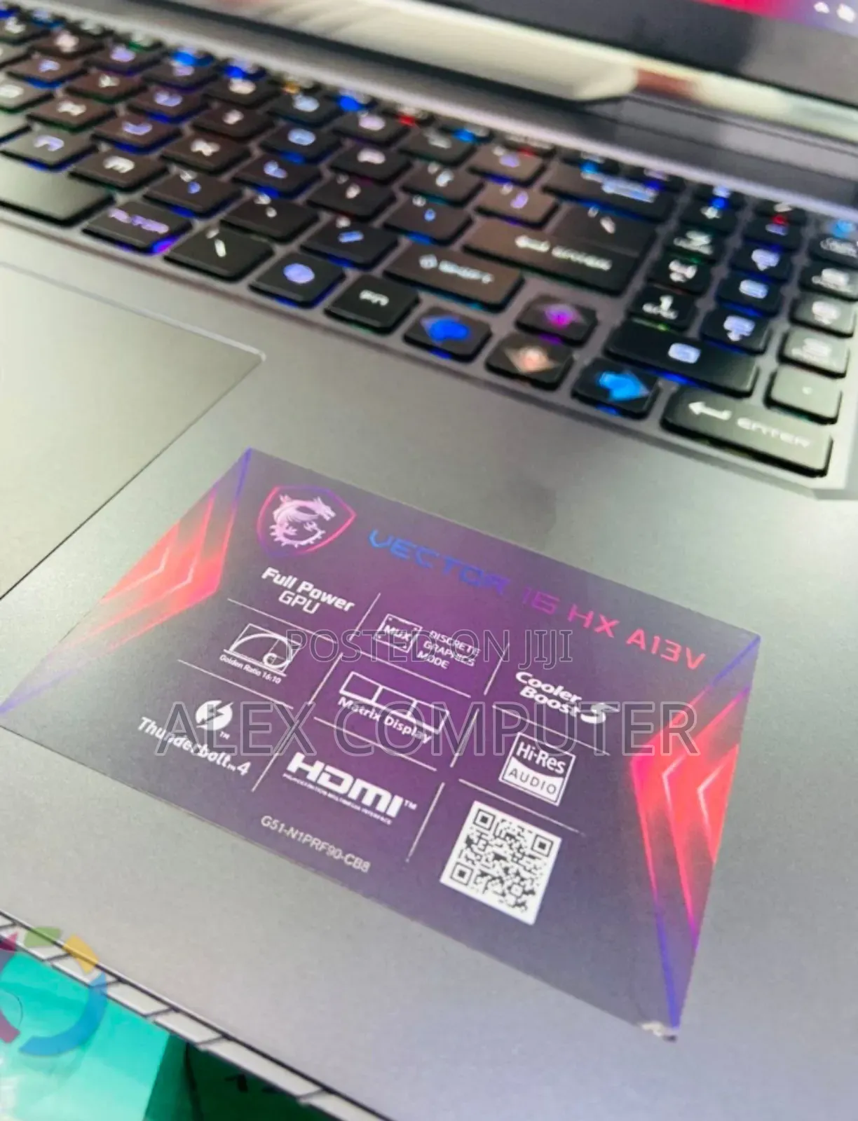 New Laptop MSI Raider GE78 32GB Intel Core i9 SSD 1T