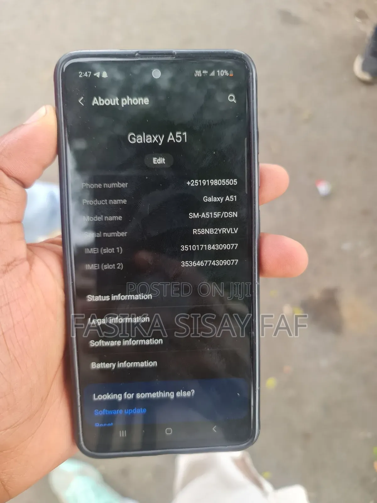 Samsung Galaxy A51 128 GB Blue