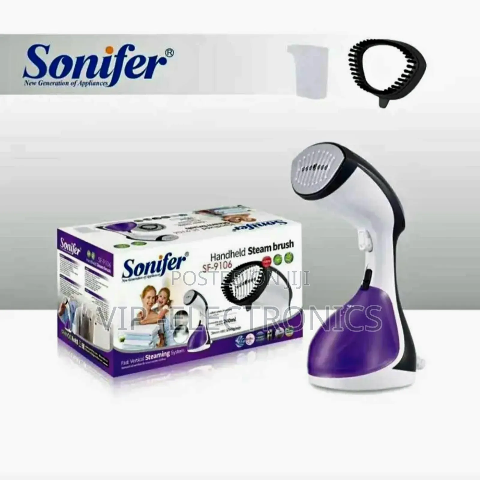 Sonifer Handheld Steam Brush Sf-9106 240ml Portable Garment Steamer