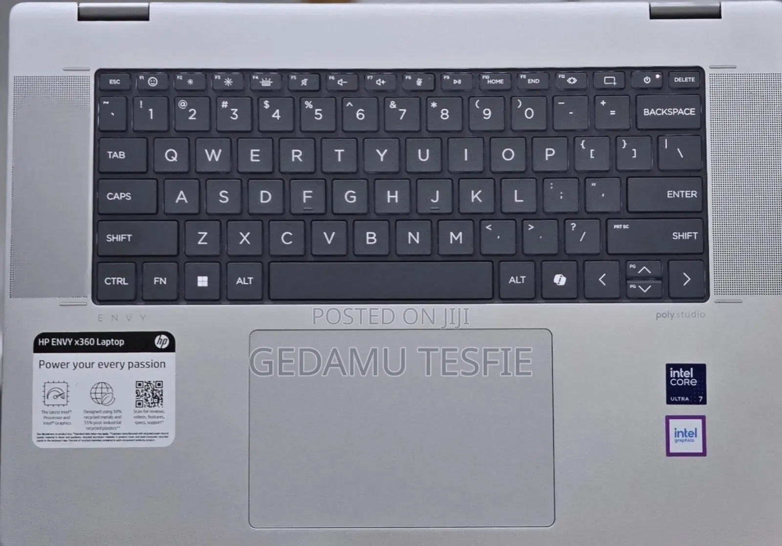 New Laptop HP Envy 15 16GB Intel Core i7 SSD 512GB