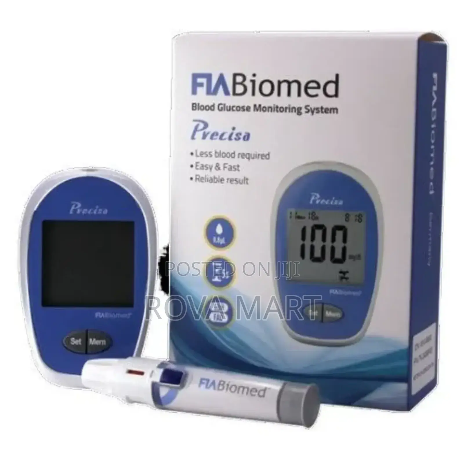 Fia Biomed Precisa የደም ስኳር መለኪያ