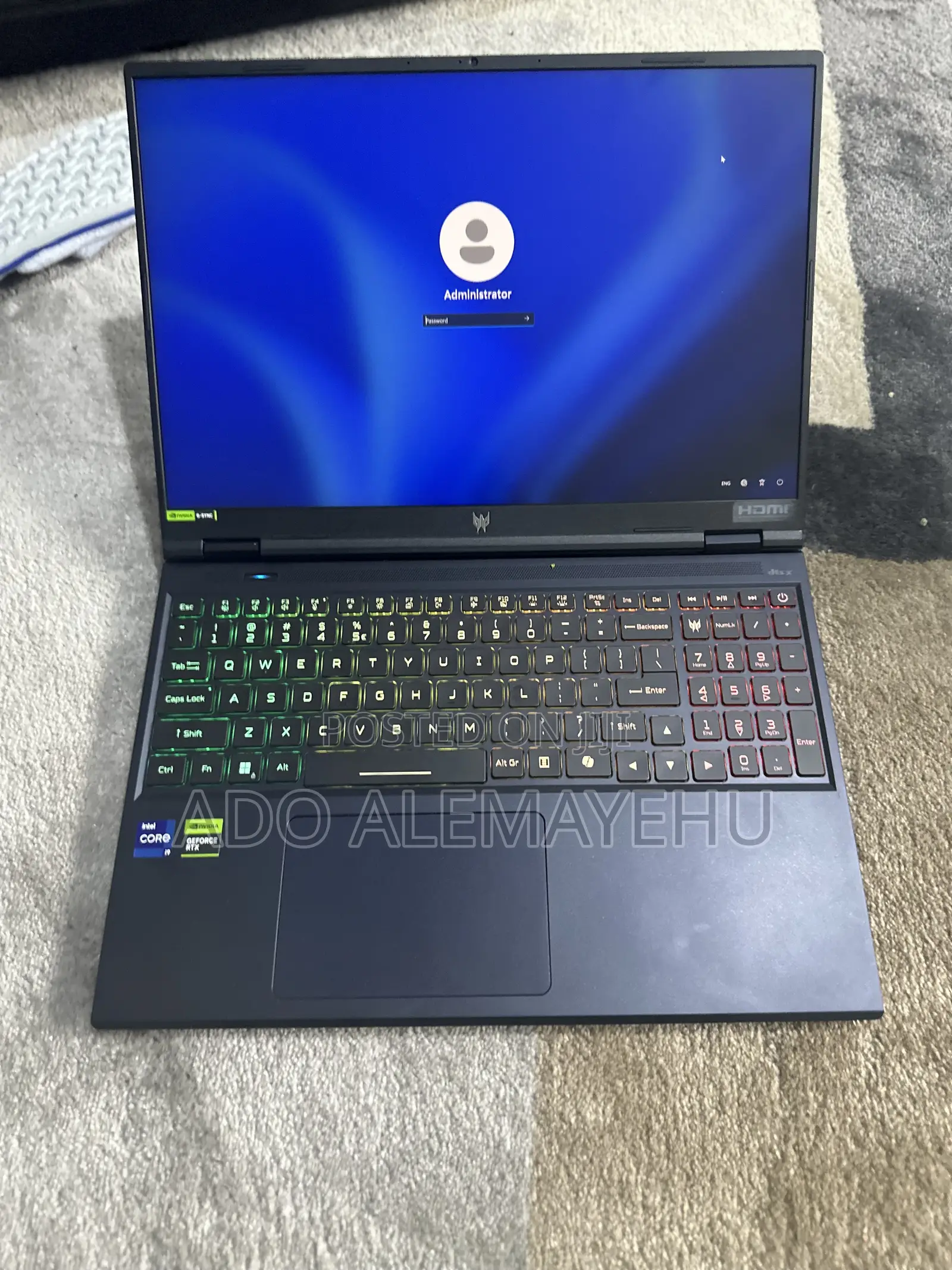 New Laptop Acer Predator Helios Neo 16 18GB Intel Core i9 SSD 1T