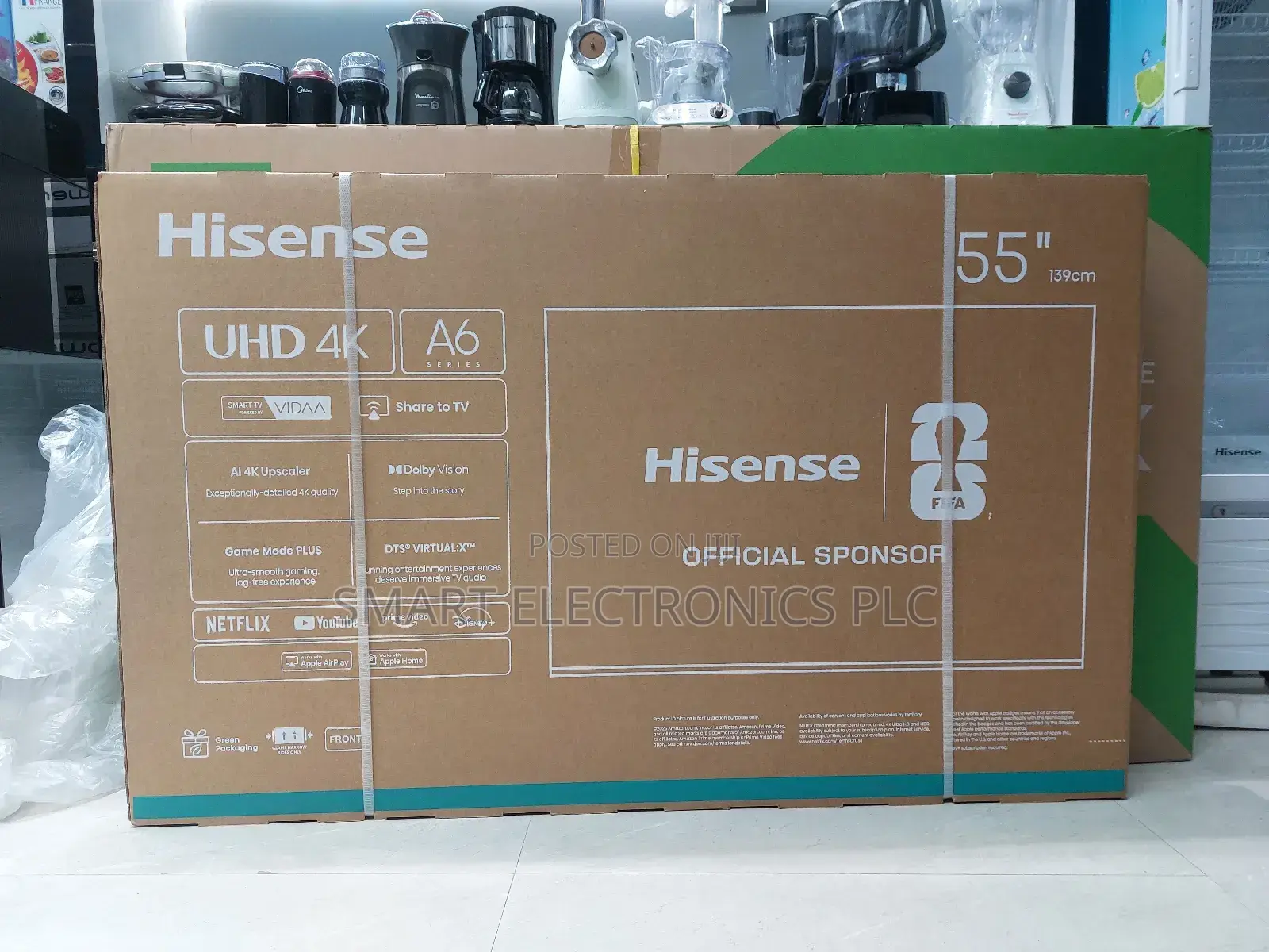 Hisense 55-Inch Uhd Smart Tv (A6 Series) Is Resolution: Ultra Hd