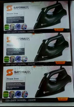 Sayonapps Steam Iron 2200w