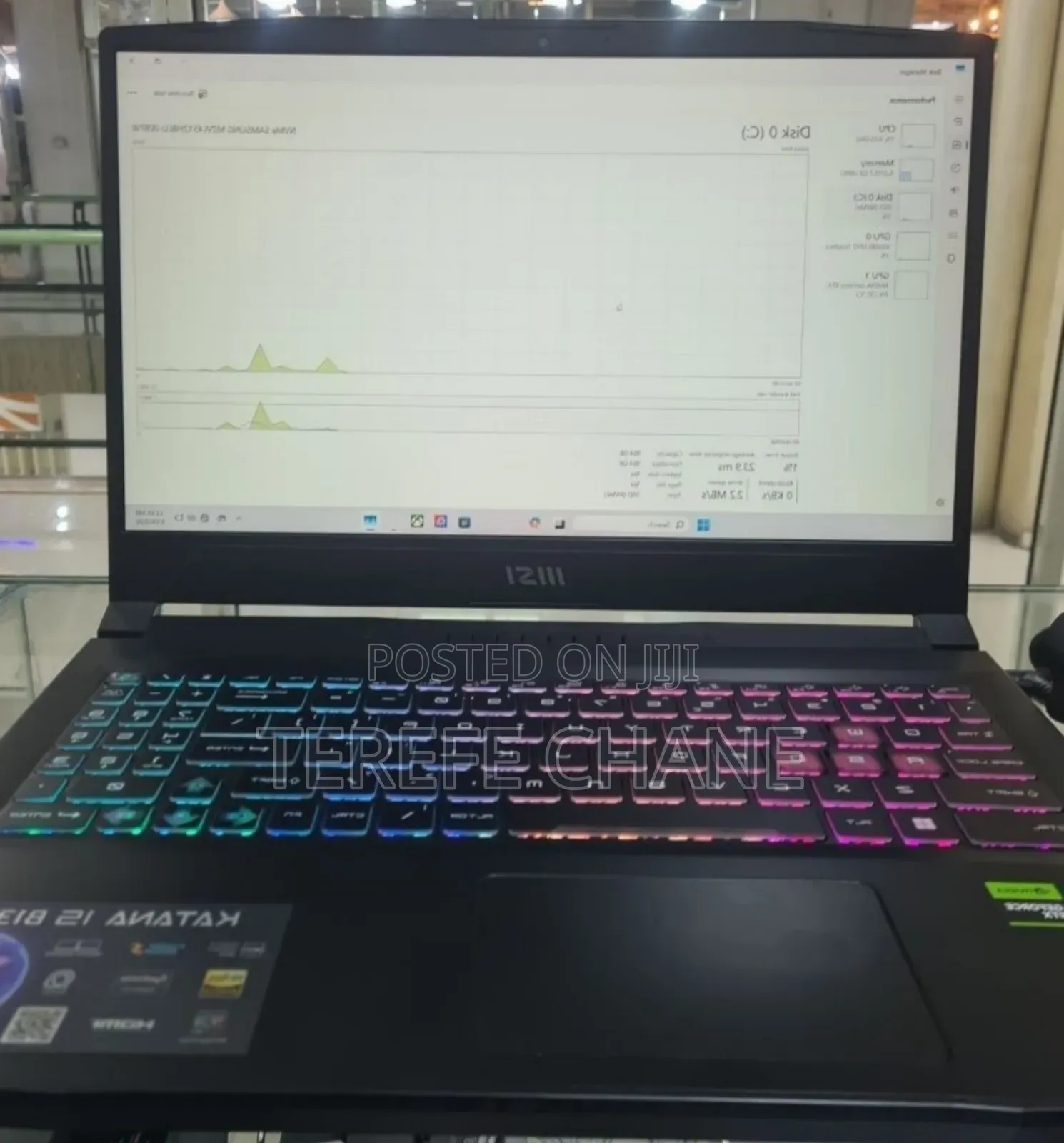 New Laptop MSI Katana 15 16GB Intel Core i7 SSD 1T