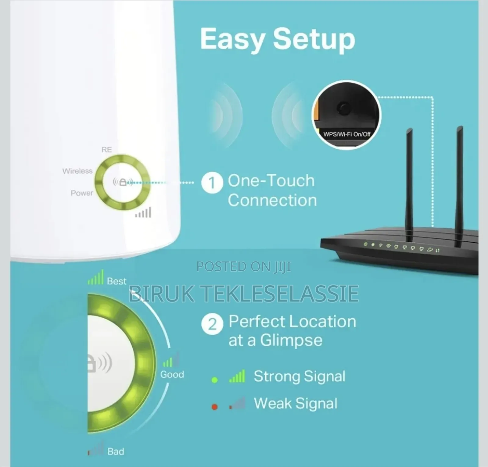 Tp-link 300mbps Universal Wifi Range Extender [Tl-wa850re]