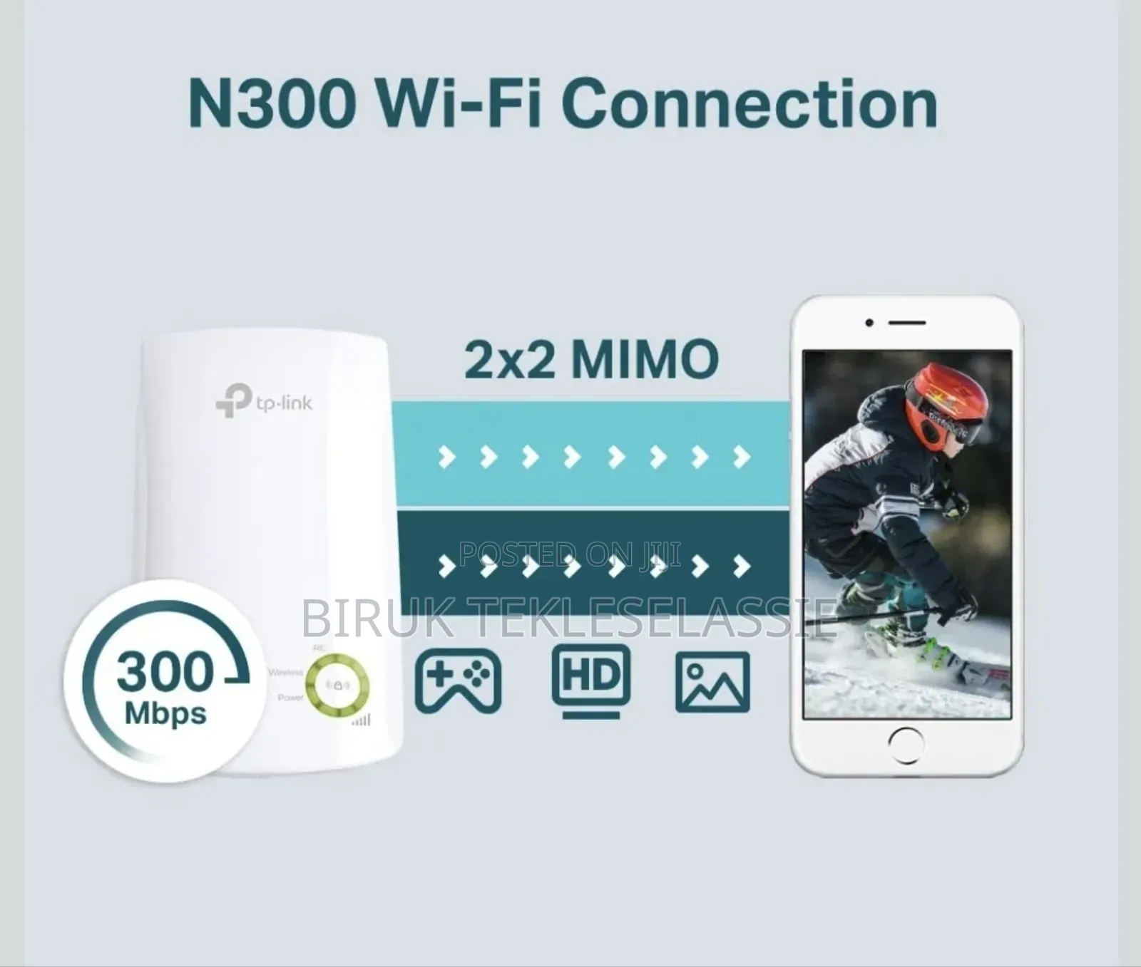 Tp-link 300mbps Universal Wifi Range Extender [Tl-wa850re]