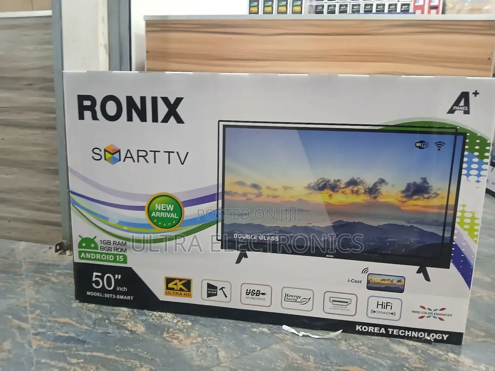 Ronix 50-Inch Smart Tv (Model: 50t3-Smart) Is a Ultra Hd Television