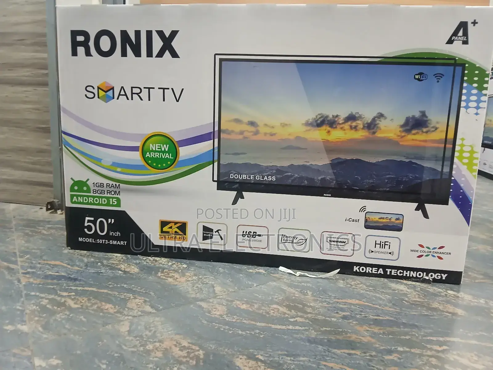 Ronix 50-Inch Smart Tv (Model: 50t3-Smart) Is a Ultra Hd Television