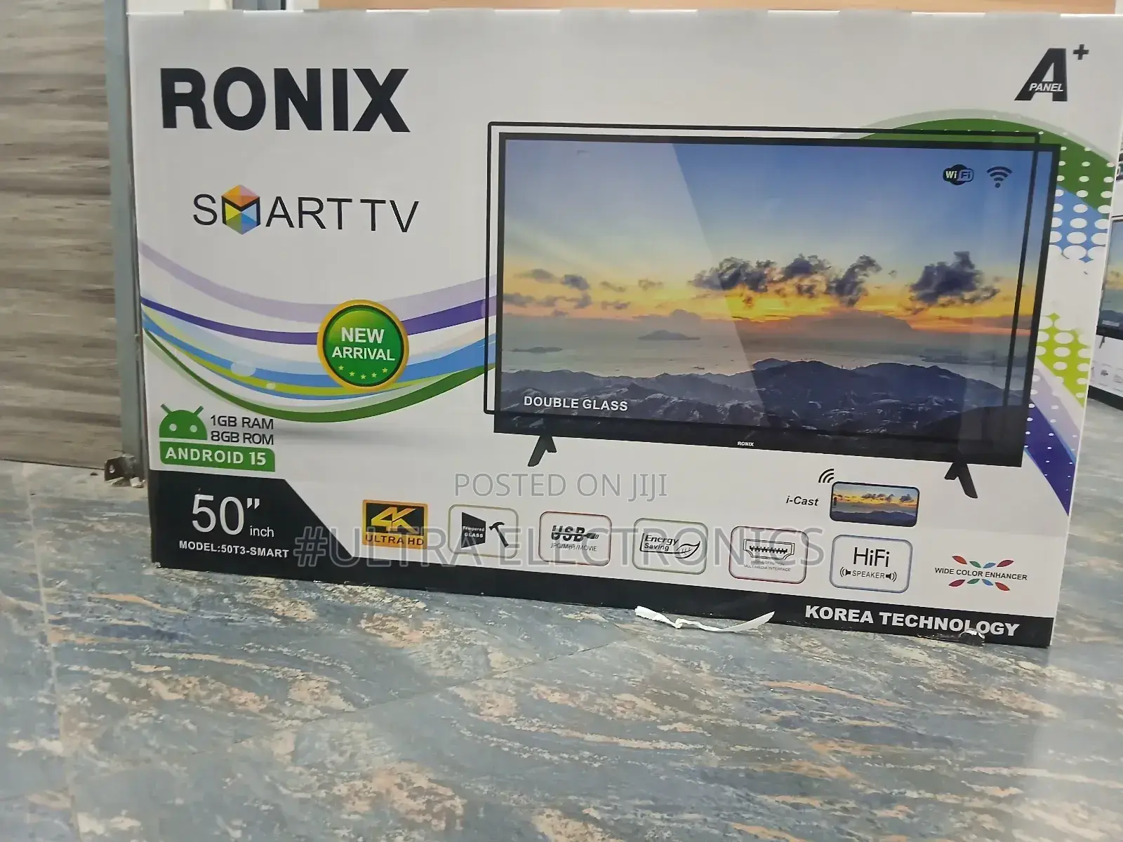 Ronix 50-Inch Smart Tv (Model: 50t3-Smart) Is a Ultra Hd Television