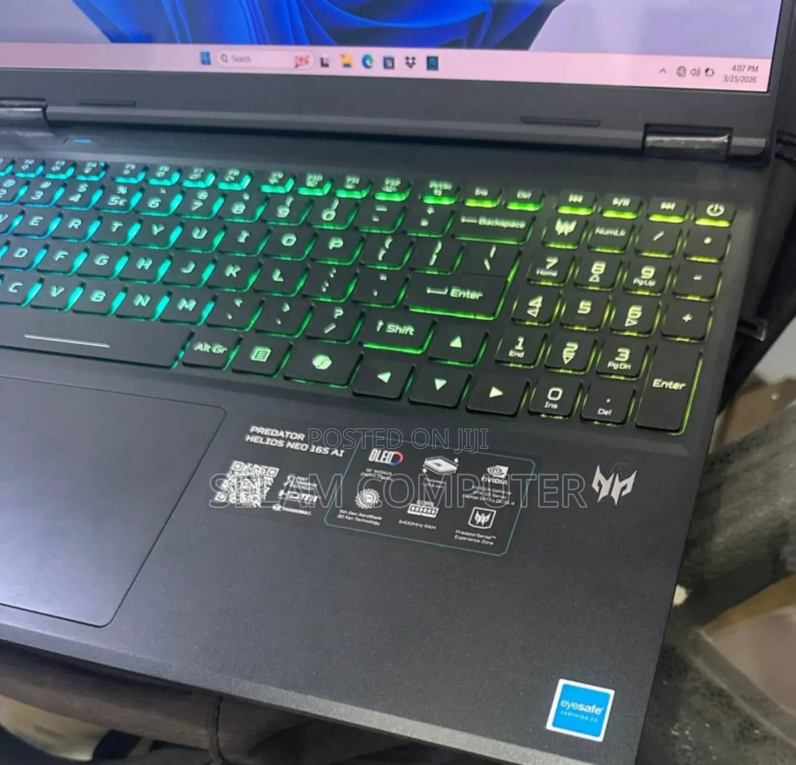 New Laptop Acer Predator Helios Neo 16 32GB Intel Core Ultra 9 SSD 1T