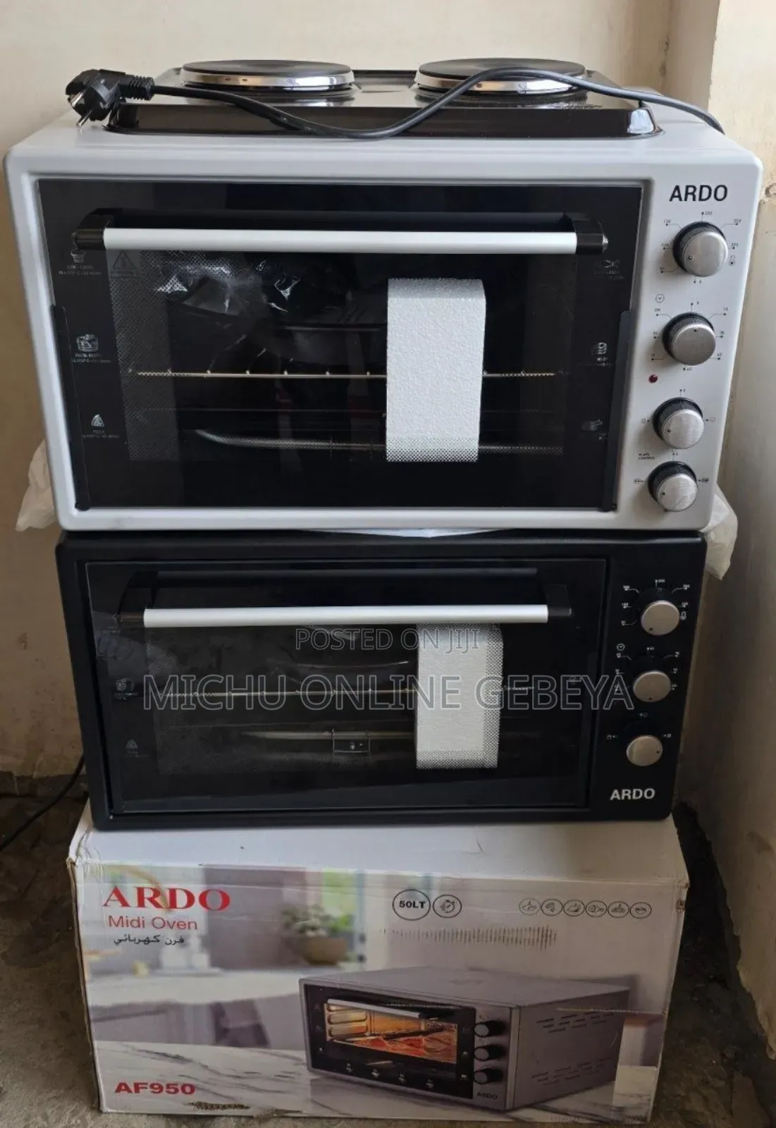 Ardo Midi የቱርክ Oven ስቶብ ያለው 50 ሊትር/Free Delivery