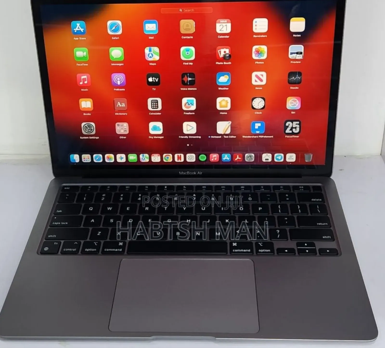 New Laptop Apple MacBook Air 2020 M1 8GB Apple M1 SSD 256GB