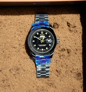 Premium Rolex Oyster Perpetual Day-Date - Silver Black Diamond Dial