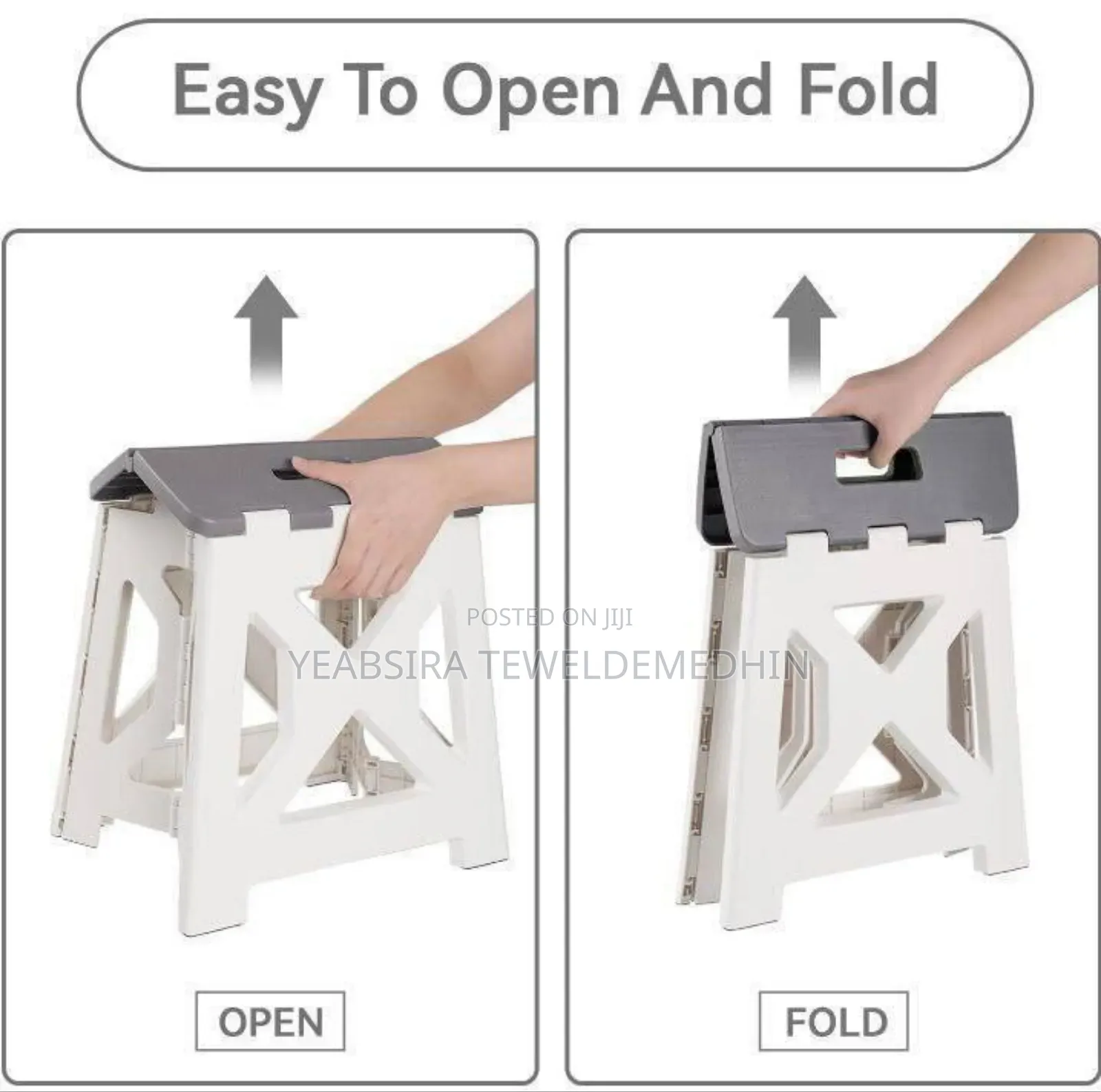 Portable Folding Stool ተጣጣፊ ወንበር