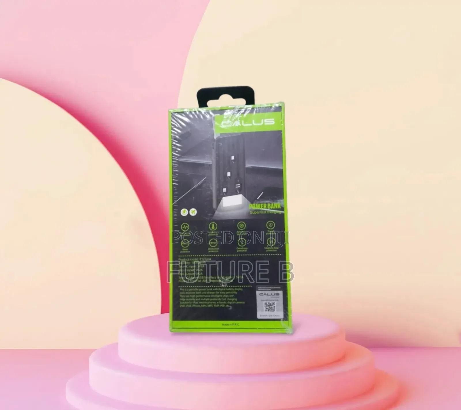 Calus Power Bank : Smart Charging Technology.