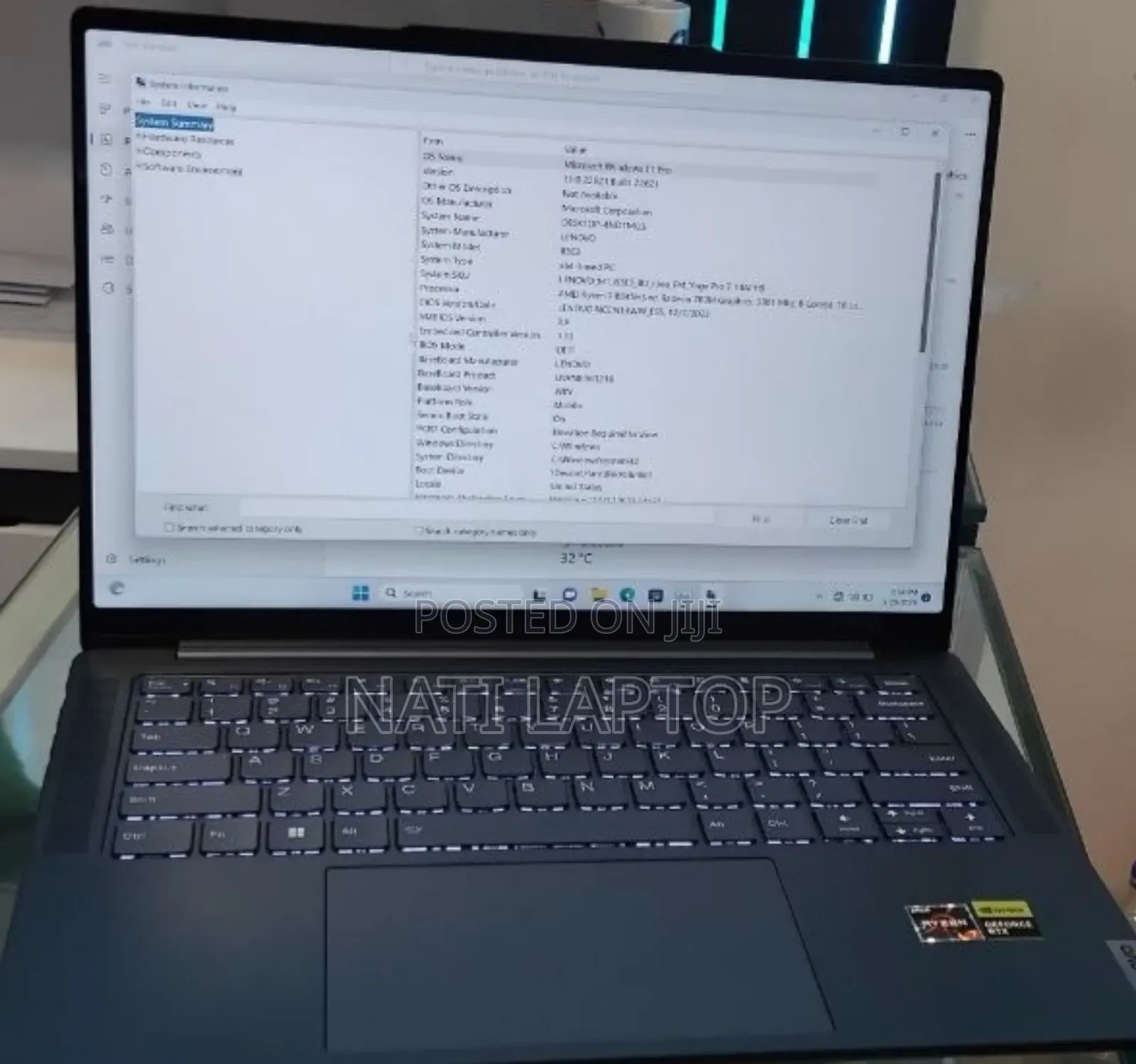 New Laptop Lenovo 16GB AMD Ryzen 7 SSD 512GB