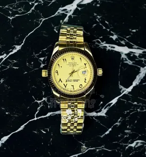 Gold Rolex Day-Date Arabic Dial Men's Watch