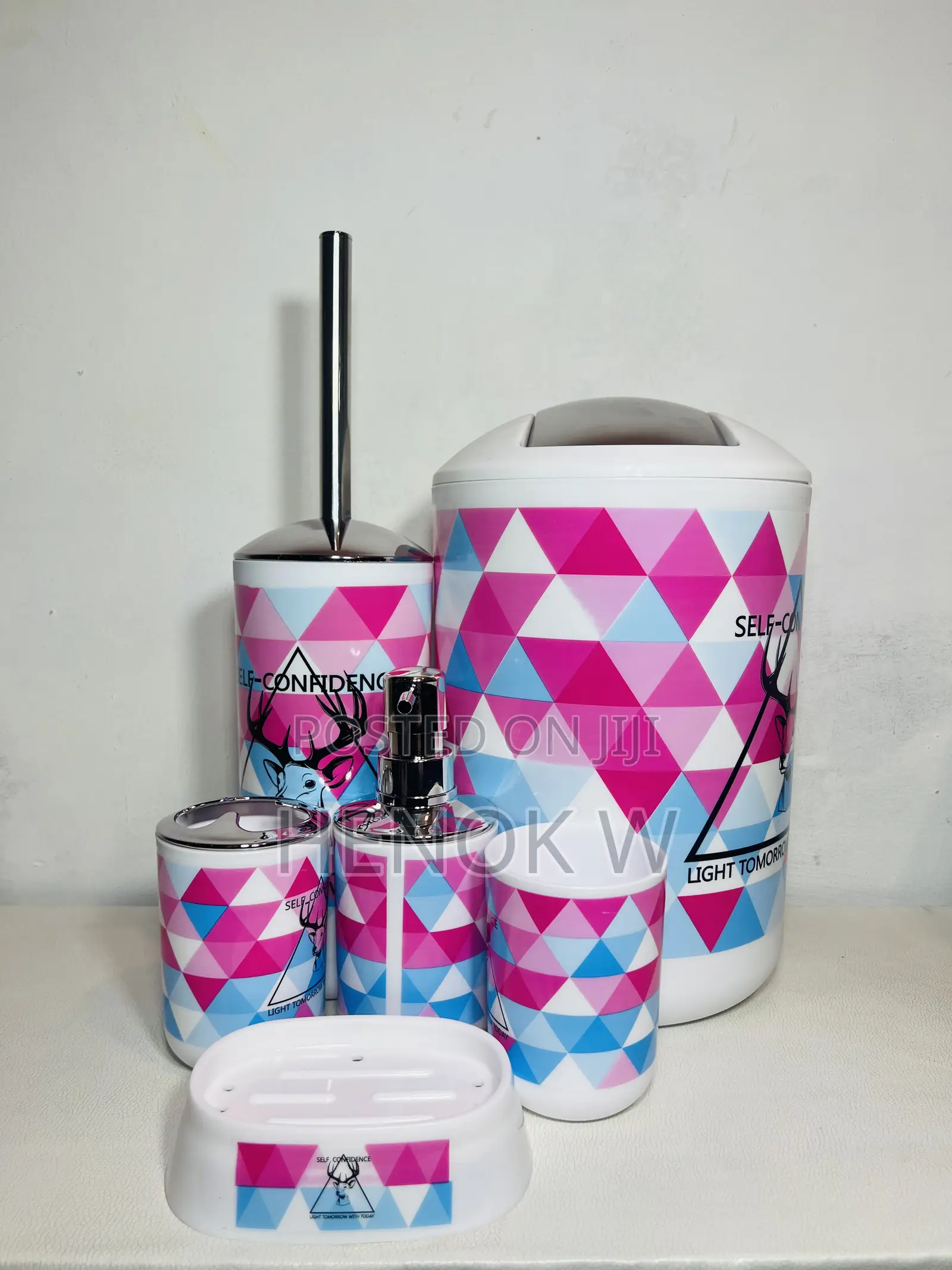 6 Pcs Bathroom Set