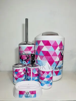 6 Pcs Bathroom Set