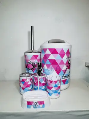 6 Pcs Bathroom Set