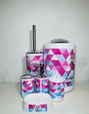 6 Pcs Bathroom Set