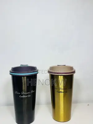 Love Dream Free Coffee Co Stainless Steel Travel Mugs