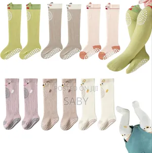 High Knee Baby Crawling Socks