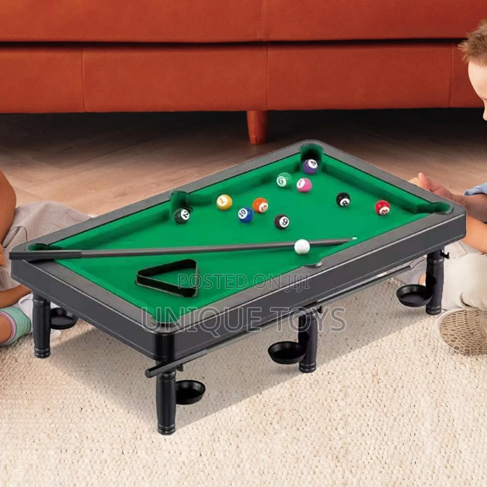 Kids 87cm Billiard Table Set – Fun Double Battle Game