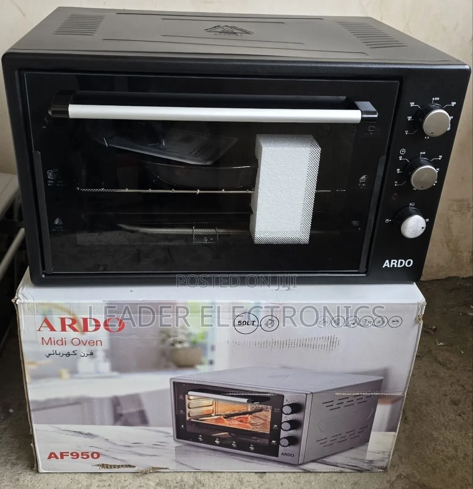 Ardo Mini Oven With Hotplates 50 Liter