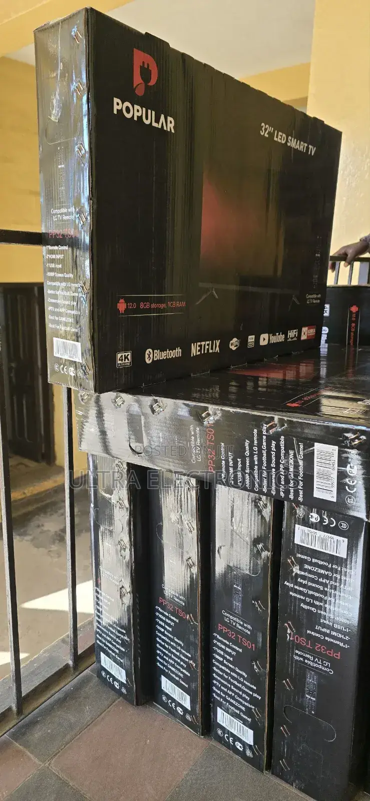 Popular 32-Inch Led Smart Tv (Model Pp32 Ts01). It Features 1080p