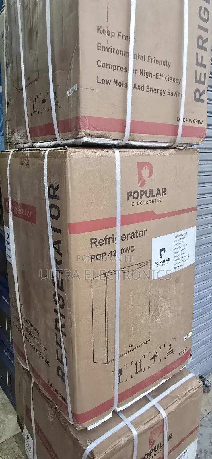 Popular Electronics Refrigerator (Model Pop-1200wc). Key Specificatio