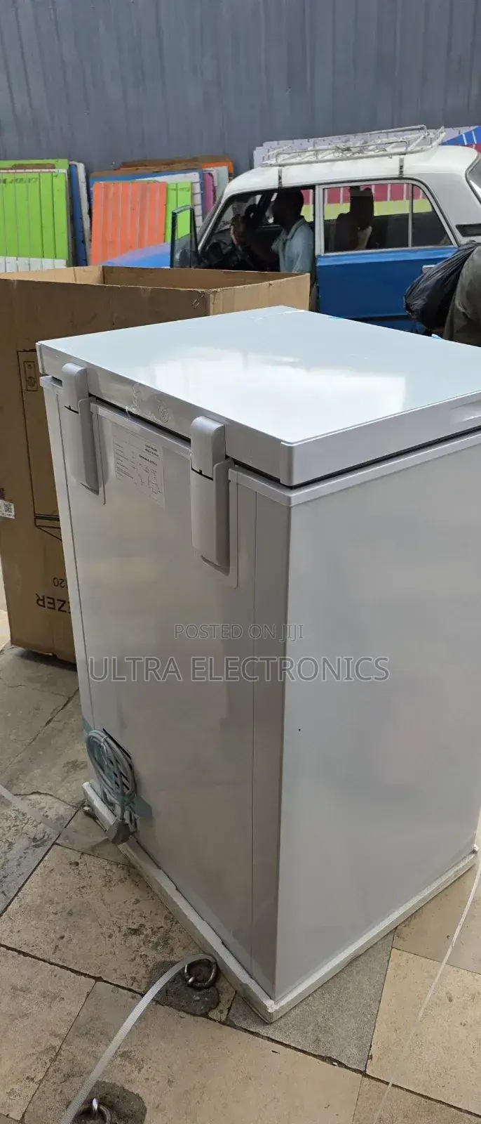 Keg Chest Freezer, Likely the 120 -Litre Model.Capacity: Approximately