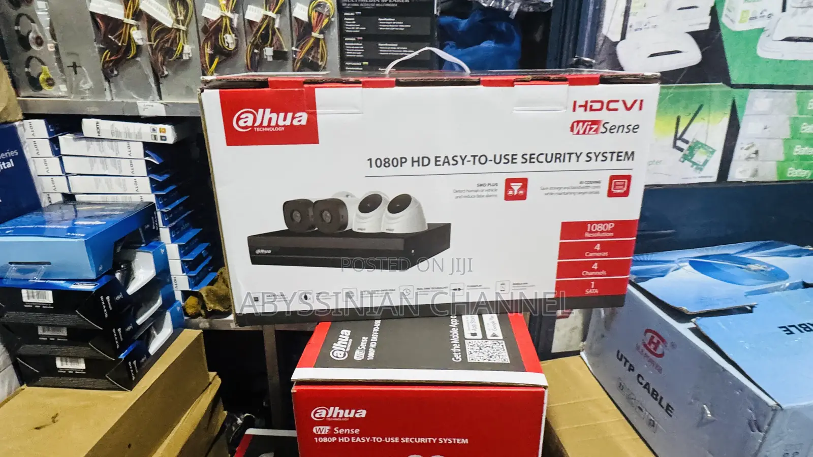 Ajhua 1080p Hd Easy to Use Security System 4 Camera 4 Channels 1 Sata