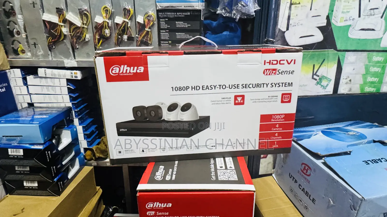 Ajhua 1080p Hd Easy to Use Security System 4 Camera 4 Channels 1 Sata