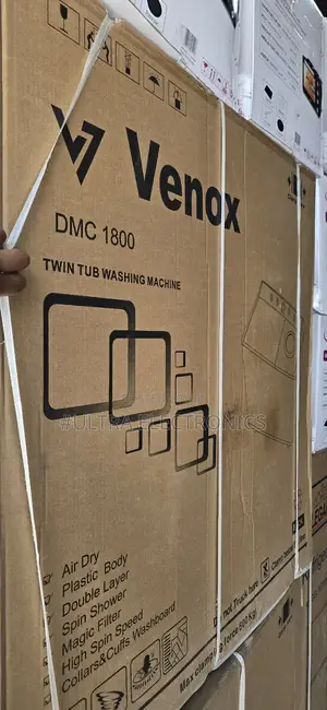 Venox DMC 18 Kg Twin Tub Washing Machine. Type: Semi-Automatic