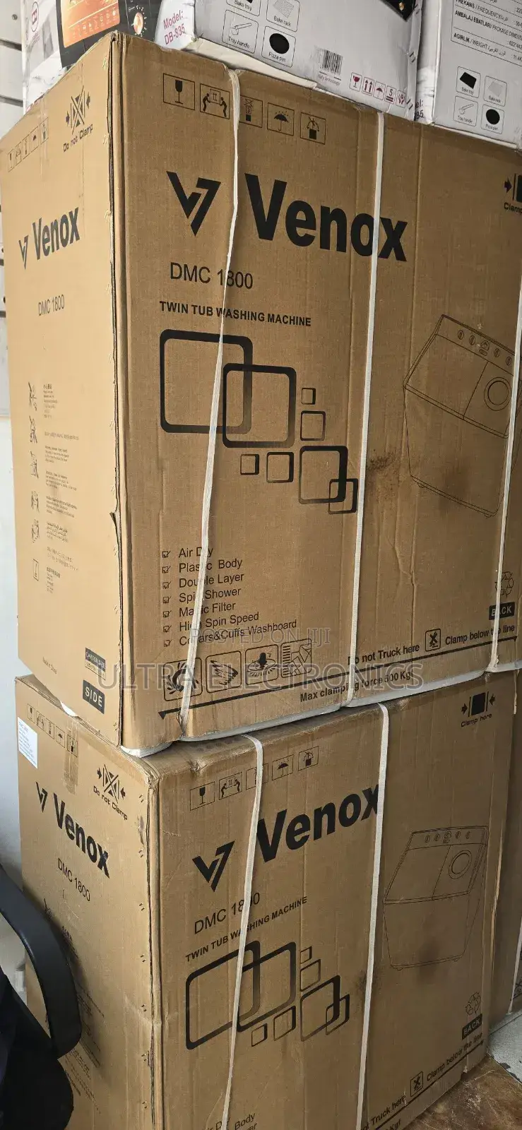 Venox DMC 18 Kg Twin Tub Washing Machine. Type: Semi-Automatic
