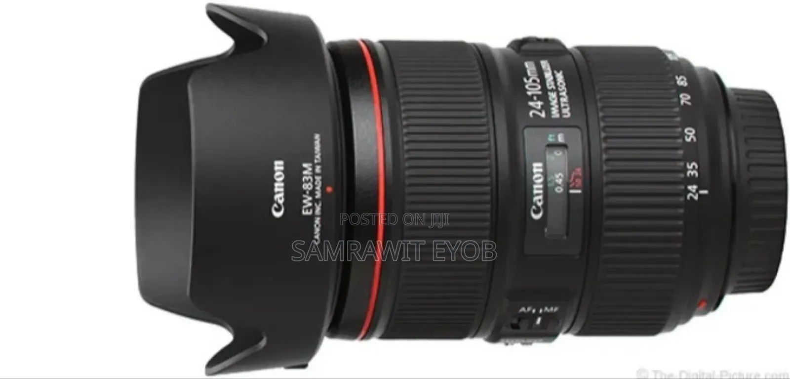 Slightly Used Canon 24–105mm L-series Lens (Red Ring)