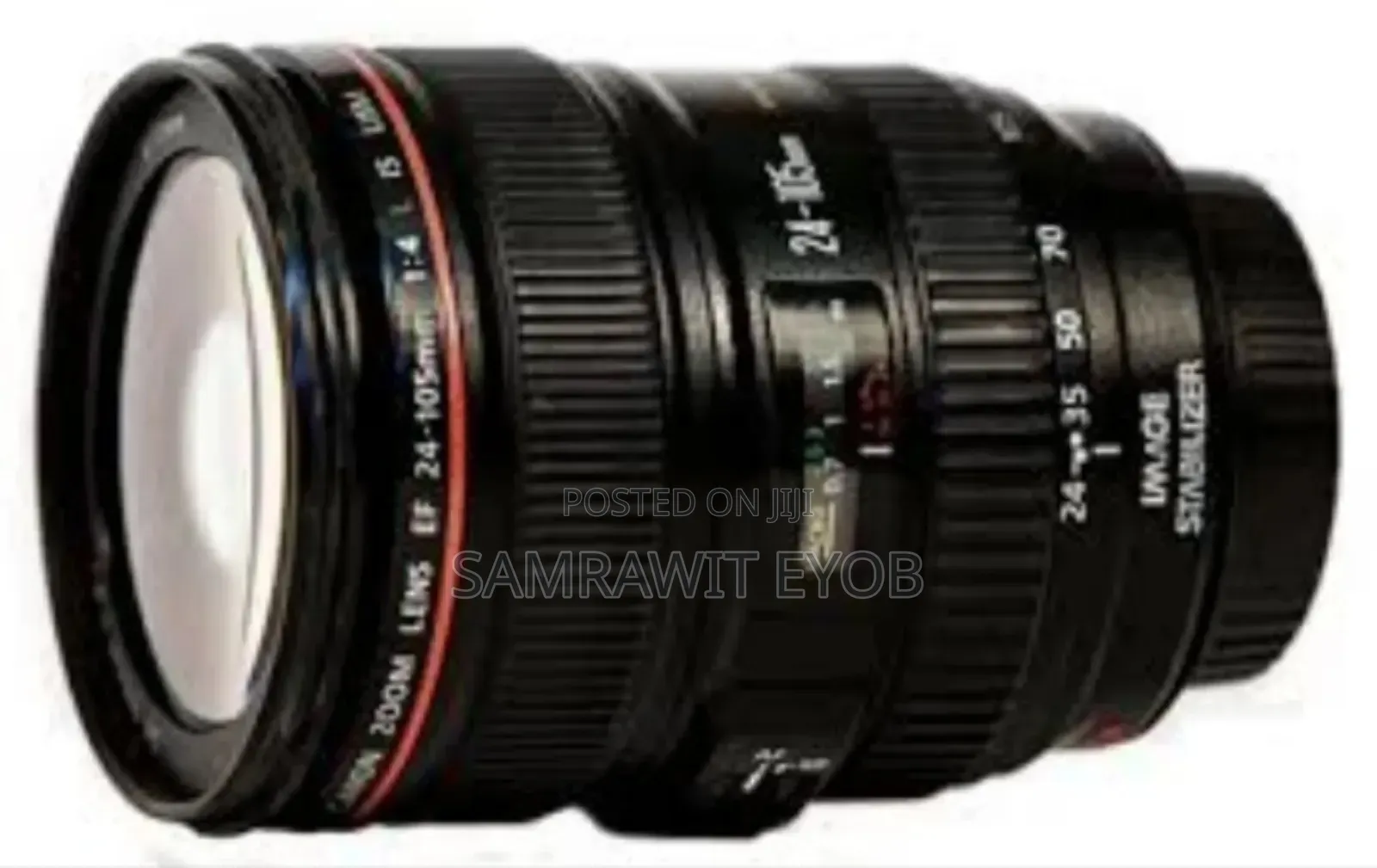 Slightly Used Canon 24–105mm L-series Lens (Red Ring)