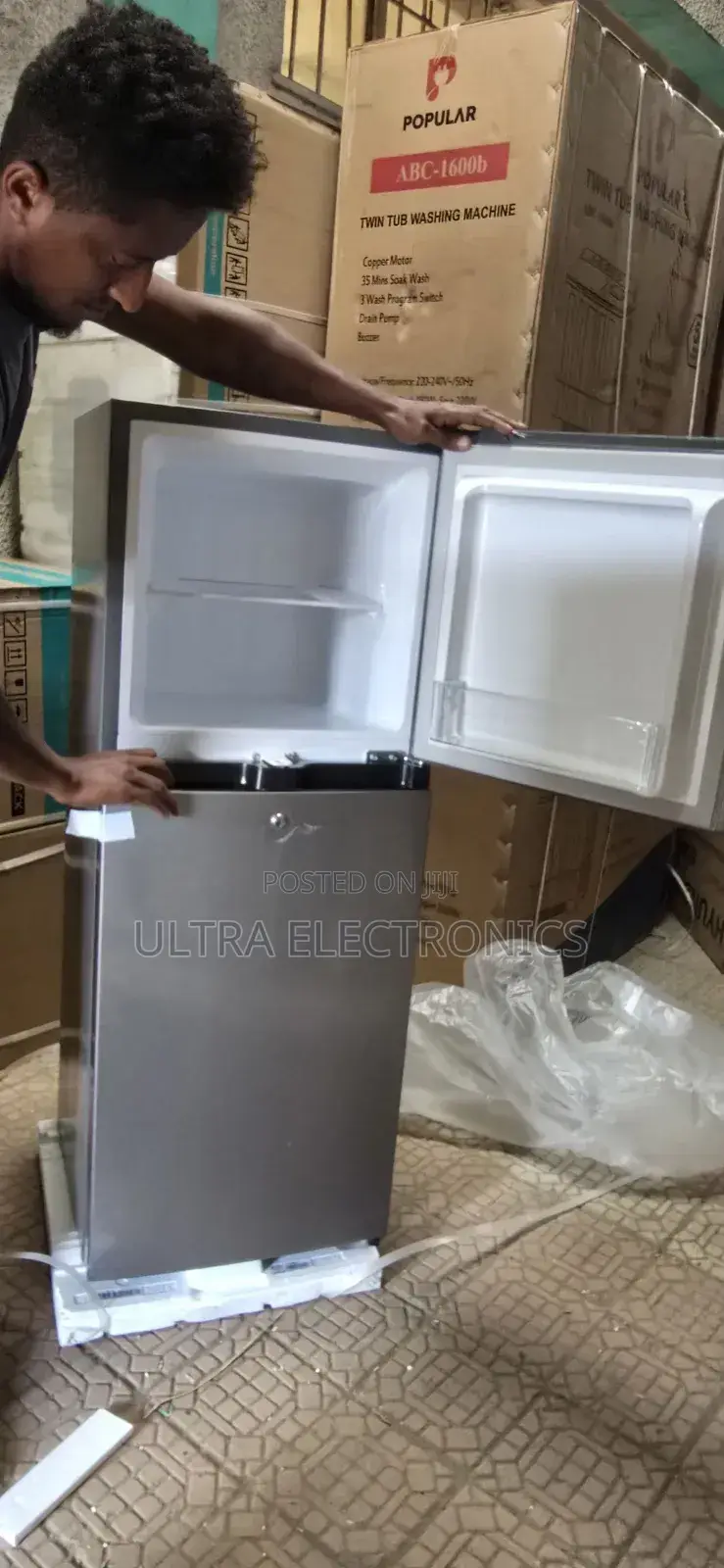 Hisense Refrigerator 170 Available In This Double-Door Model Features
