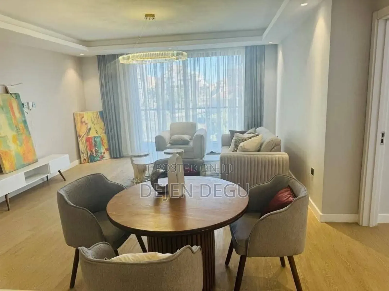 Furnished 4bdrm Apartment in Bole for rent